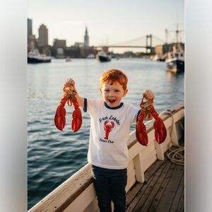 NWT- Janie and Jack Fresh Lobster Graphic T-Shirt